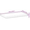 vidaXL Dessus de table rectangulaire 60x20x2 cm bois massif d'acacia