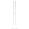 vidaXL Arche de mariage Blanc 223 x 45 x 201 cm Acier