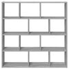 vidaXL &Eacute;tag&egrave;re cube murale 12 compartiments sonoma gris
