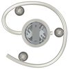 vidaXL Spot de plafond Nickel 27 x 10 x 12 cm M&eacute;tal