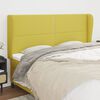 vidaXL T&ecirc;te de lit avec oreilles Vert 163x23x118/128 cm Tissu
