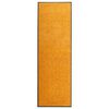 vidaXL Paillasson lavable Orange 60x180 cm