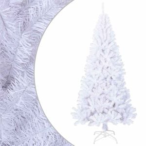 vidaXL Arbre de No&euml;l artificiel avec branches &eacute;paisses blanc 240cm PVC