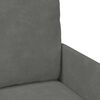 vidaXL Canap&eacute;s avec coussin 55cm Gris fonc&eacute; Contreplaqu&eacute;