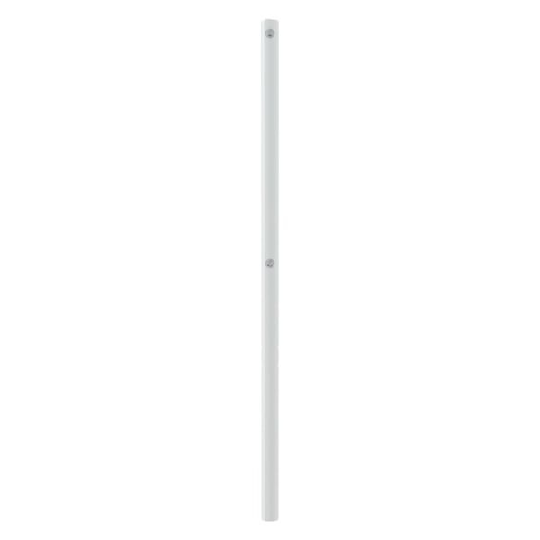 vidaXL T&ecirc;te de lit de remplacement m&eacute;tal blanc 120 cm