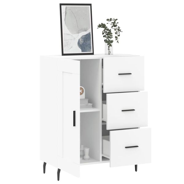 vidaXL Buffet blanc 69,5x34x90 cm bois d'ing&eacute;nierie