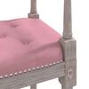 vidaXL Banc Rose 110x40x70 cm Velours