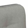 vidaXL Chaise pivotante de bureau Gris clair Tissu