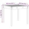 vidaXL Ensemble &agrave; manger de jardin 5pcs marron miel bois pin massif