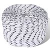 vidaXL Corde de bateau tress&eacute;e en bobine Polyester 6 mm x 50 m