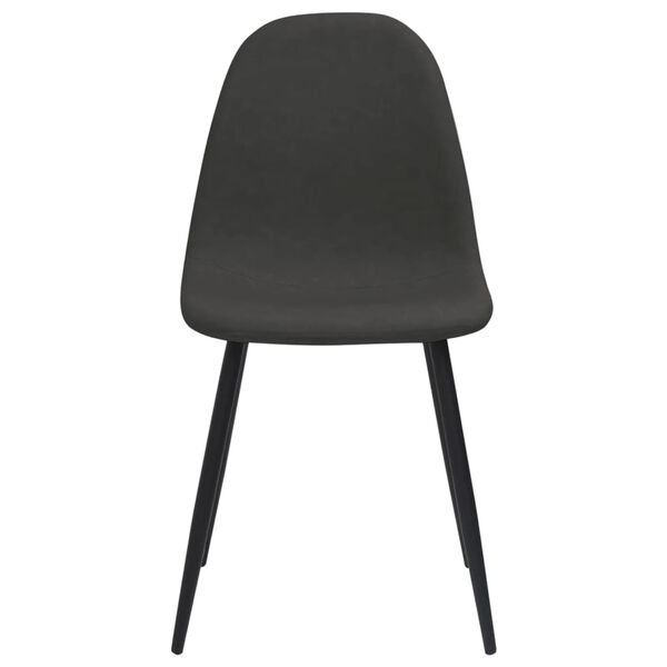 vidaXL Chaises &agrave; manger lot de 4 45x53,5x83 cm noir similicuir
