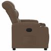 vidaXL Fauteuil inclinable Marron Tissu