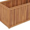 vidaXL Lit sur&eacute;lev&eacute; 100x50x50 cm Bois de teck solide