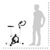 vidaXL Vélo d'appartement avec résistance à courroie Noir