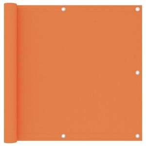 vidaXL &Eacute;cran de balcon Orange 90x400 cm Tissu Oxford