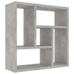 vidaXL &Eacute;tag&egrave;re murale Gris b&eacute;ton 45x16x45 cm Bois d&rsquo;ing&eacute;nierie