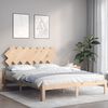 vidaXL Cadre de lit sans matelas bois de pin massif