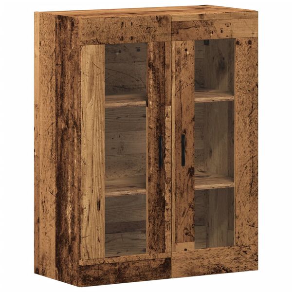 vidaXL Armoire murale vieux bois 69,5x34x90 cm