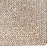 vidaXL Tapis Naturel et blanc 60 x 110 cm Jute