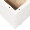 vidaXL Jardini&egrave;re blanc 60x60x49,5 cm bois de pin massif