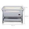 Baninni Lit b&eacute;b&eacute; Elia 92x55x82 cm Gris clair