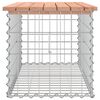 vidaXL Banc de jardin design gabion 83x44x42 cm bois massif de douglas