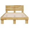 vidaXL Cadre de lit avec t&ecirc;te de lit sans matelas 120x190 cm