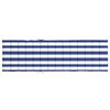 vidaXL Coussin de chaise longue rayures bleues/blanches tissu oxford