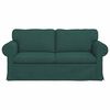 vidaXL Canap&eacute; 140cm Vert fonc&eacute; M&eacute;tал