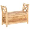 vidaXL Banc d'entrée 103x33x72 cm Bois de manguier solide