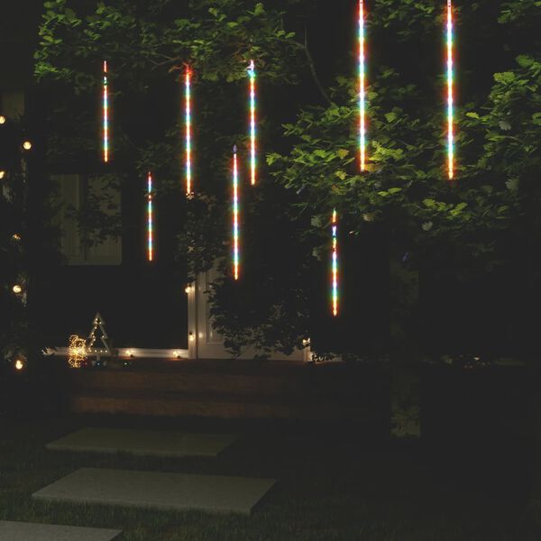 vidaXL Guirlandes lumineuses 8 pcs 50 cm 288 LED color&eacute;