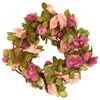 vidaXL Guirlandes de fleurs 6 pcs rouge ros&eacute; 250 cm