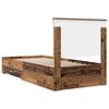 vidaXL Cadre de lit Bois ancien 90 x 200 cm Bois d'ing&eacute;nierie