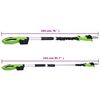 vidaXL Set outils &eacute;lectriques jardin sans fil 2pcs chargeurs/batteries