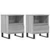 vidaXL Tables de chevet 2 pcs sonoma gris 40x35x50 cm bois ing&eacute;nierie