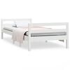 vidaXL Cadre de lit sans matelas blanc 80x200 cm bois massif de pin