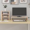 vidaXL Support pour moniteur 81x20x30 cm Bois de pin solide