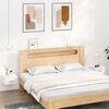 vidaXL Tables de chevet murales 2 pcs blanc brillant 35x35x20 cm