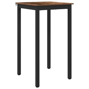 vidaXL Table de bar debout Bois d'ing&eacute;nierie Carr&eacute;