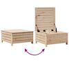 vidaXL Salon de jardin 7 pcs bois de pin massif