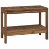 vidaXL Table d'appoint de salle de bain Naturel 60 x 30 x 45 cm