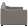 vidaXL Lit de repos sans matelas taupe 80x200 cm tissu