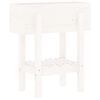 vidaXL Jardinière blanc 62x30x69 cm bois massif de pin