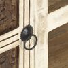 vidaXL Meuble TV 130x30x36 cm Bois massif de manguier