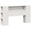 vidaXL Cadre de lit sans matelas blanc 140x200 cm bois de pin massif