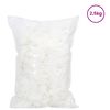 vidaXL Remplissage en Fibre Blanc 2,5 kg Polyester