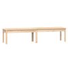 vidaXL Banc de jardin &agrave; 2 places 203,5x44x45 cm bois massif de pin