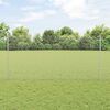 vidaXL Cl&ocirc;ture avec poteau Argent&eacute; 1,2 x 100 m Acier