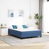 vidaXL Matelas de Lit avec matelas Bleu 140 x 200 cm tissu