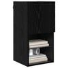 vidaXL Meubles TV muraux 2 pcs Ch&ecirc;ne noir 30,5 x 30 x 60 cm